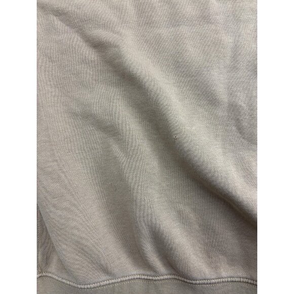 Nike Sweatshirt Mens Medium Brown Tan Fleece Crewneck Embroidered Swoosh Logo - Picture 7 of 10